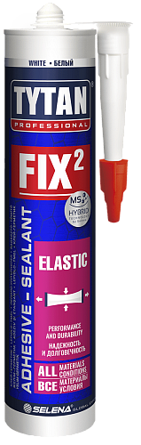 TYTAN Professional Клей-герметик Fix² Elastic,  290 мл